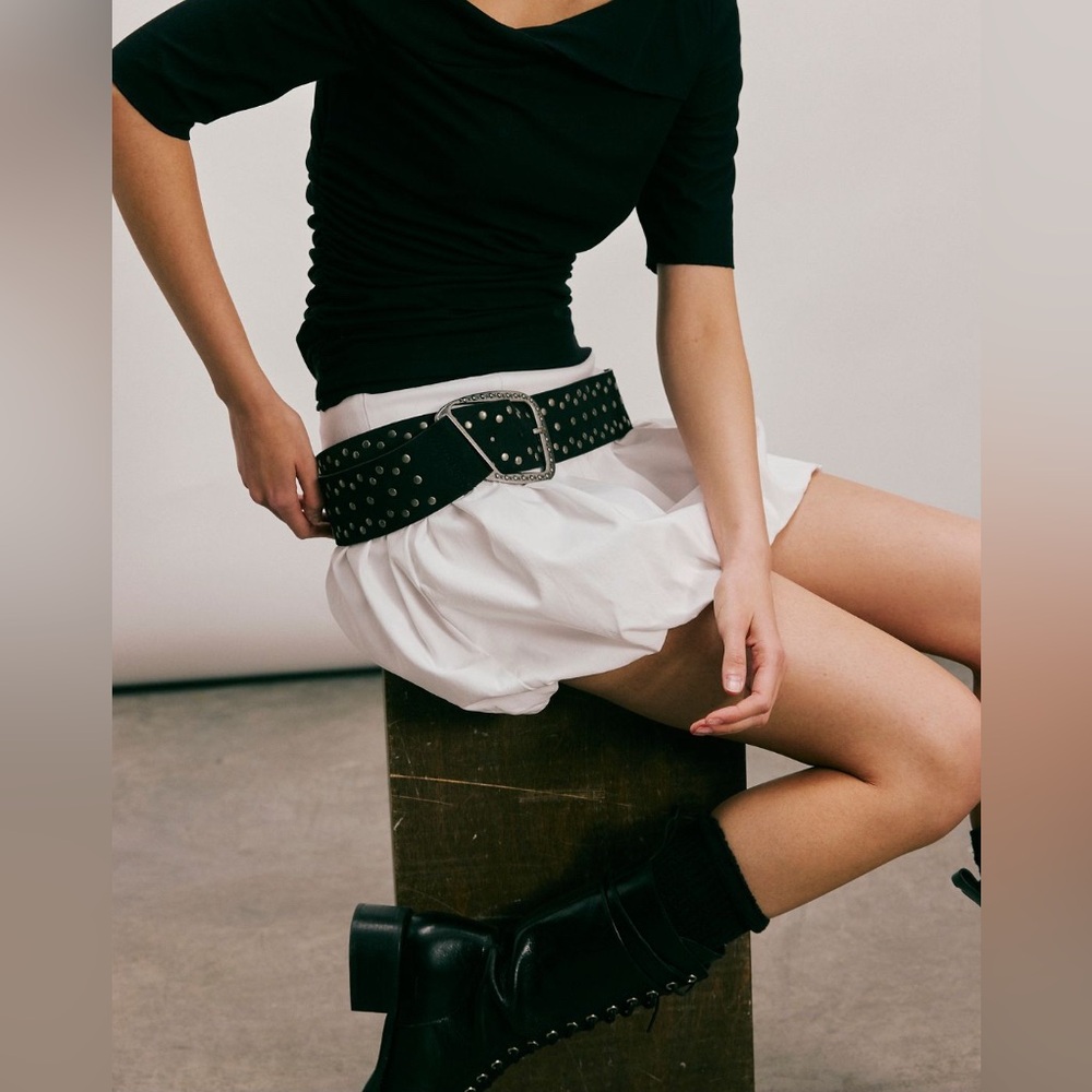FREE PEOPLE Elodie Bubble Mini Skirt